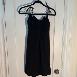 & Other Stories Elegant Black Slip Dress